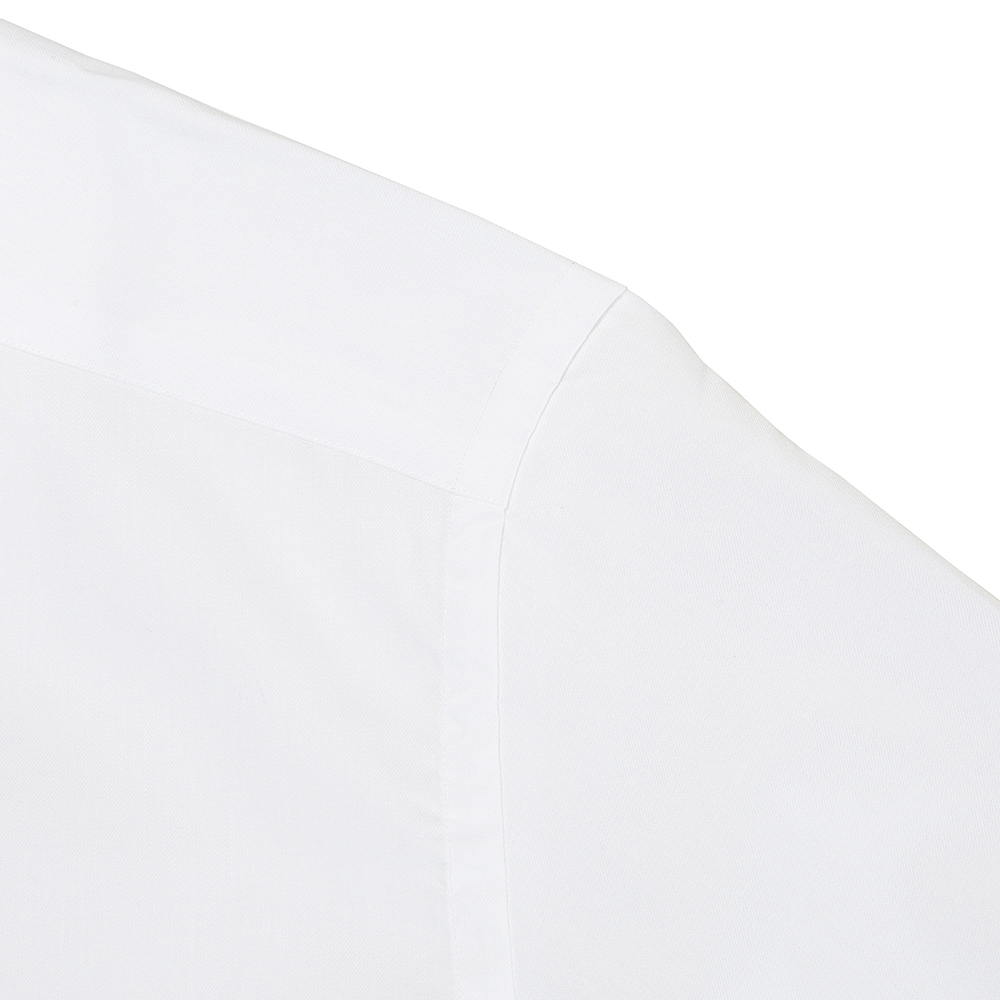 [COOL&SOFTER] 화이트 세미 와이드 스프레드 칼라 드레스 셔츠