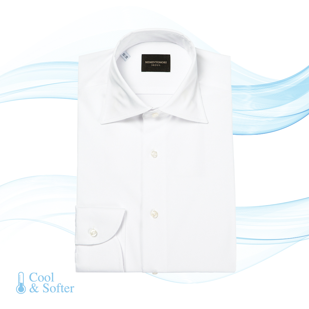 [프리오더] COOL&SOFTER 화이트 드레스 셔츠
